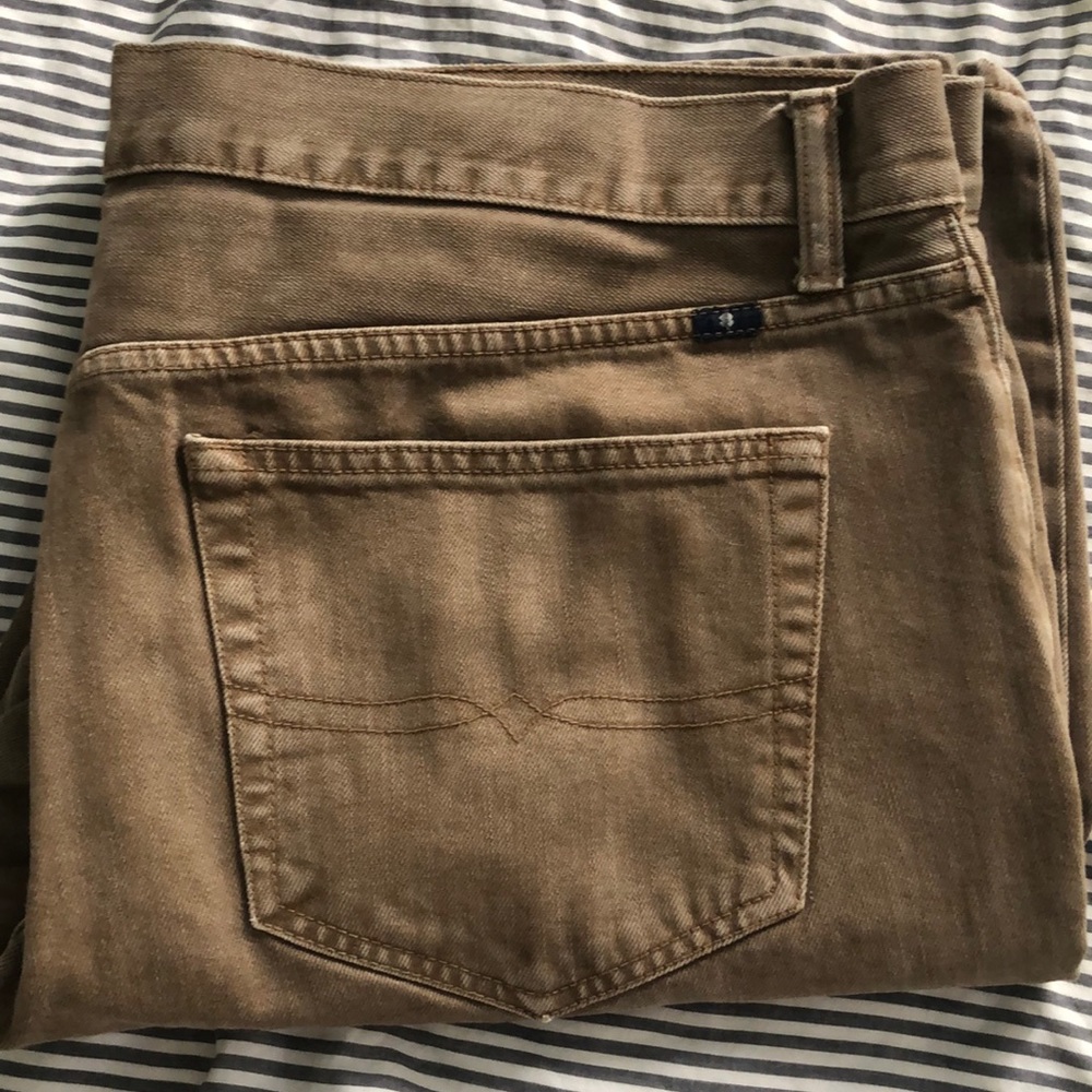 Men’s tan colored jeans- brand new!